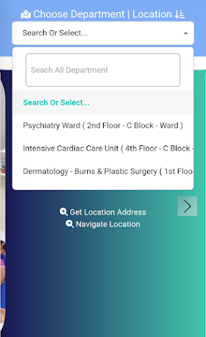 AIIMS Raipur Navigator Screenshot 2
