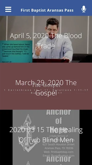 First Baptist Aransas Pass Screenshot 2