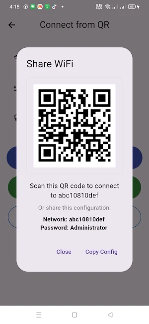 WiFi QR Code: Password Scanner Screenshot 1