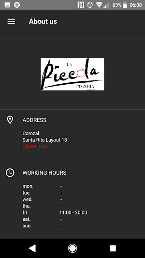 La Piccola Pizzeria Screenshot 3
