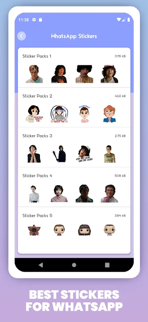 Stranger Things Stickers - WA Screenshot 2