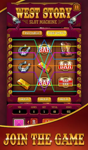 West Story Slot Machine Screenshot 2