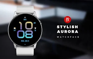 Stylish Aurora Watch Face Screenshot 0