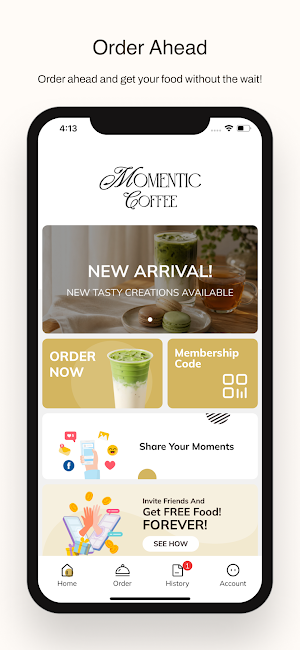Momentic Coffee Screenshot 0