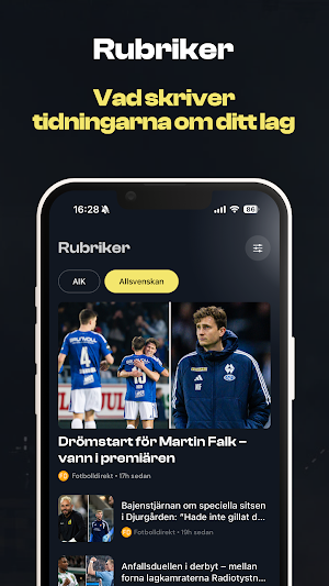 Fanspot - Fotboll Screenshot 2