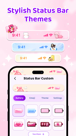 Emoji Battery Icon Customize Screenshot 1