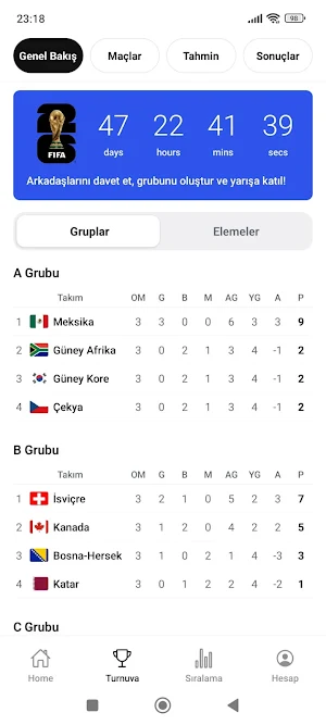 Dünya Kupası 2026 Tahmin Oyunu Screenshot 0