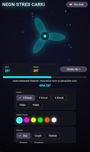 Neon Stres Çarkı Screenshot 1