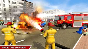 911 Fire Truck Games Simulator Screenshot 0