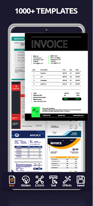 Invoice Maker, Design Template Screenshot 2