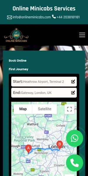 Online Mini Cabs Screenshot 1