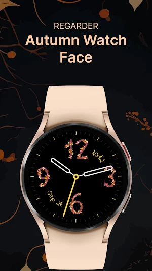 Wear OS - Autumn Watch Face Screenshot 0