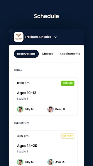 Trailborn Athletics Screenshot 2
