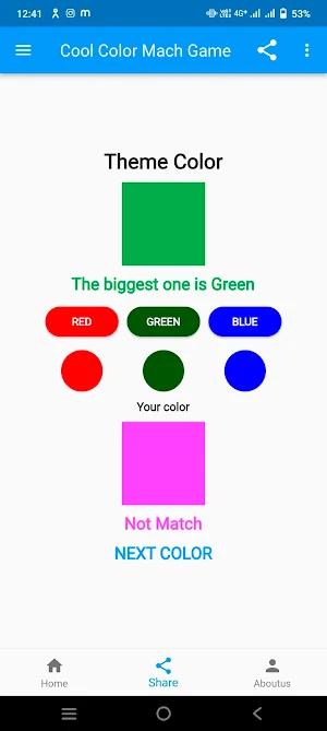 Cool Color Mach Game Screenshot 1