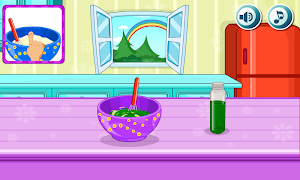 Cooking Rainbow Birthday Cake Screenshot 3