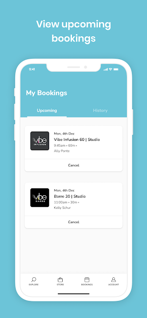 Vibe Fitness Inc Screenshot 3