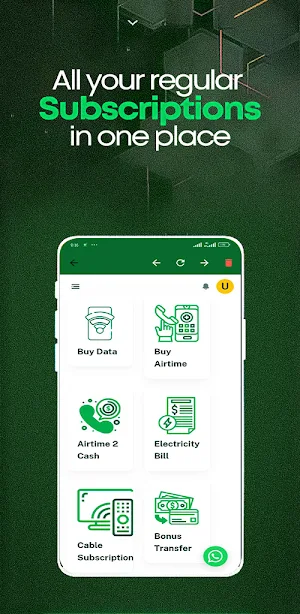Palm Wallet Screenshot 2