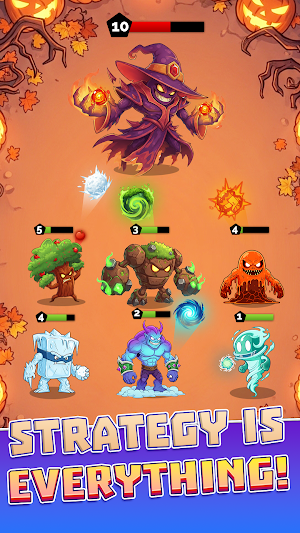 Elemental Merge Monsters Game Screenshot 1