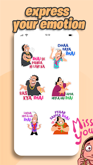 Hindi Bollywood Stickers Screenshot 0