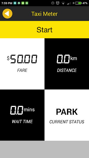 Portable - Taxi/Auto Meter App Screenshot 2