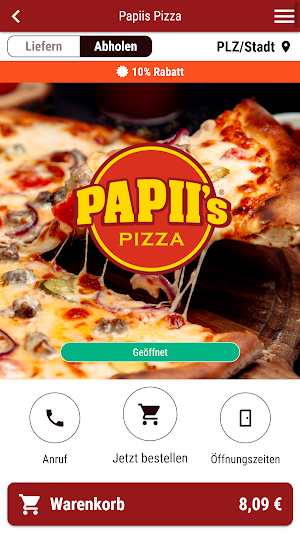 Papiis Pizza Screenshot 0
