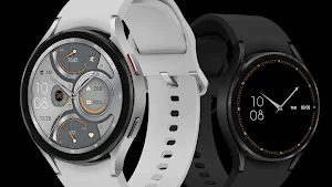 Orange Silver For Wear OS Screenshot 1
