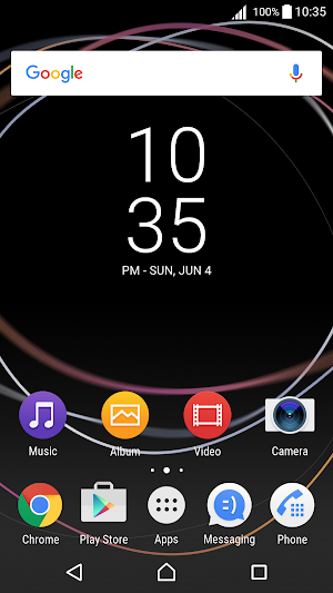 Loops Theme (Black) Screenshot 0
