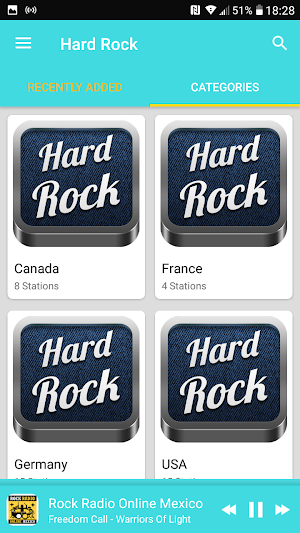 Hard rock radios Screenshot 1