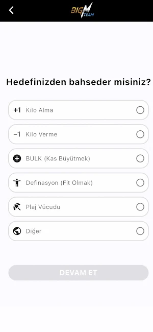 BigmTeam -  Kişisel Antrenör Screenshot 2
