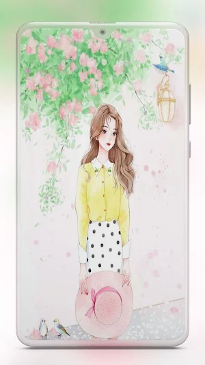 Cute Girly Wallpaper - Aesthetic Wallpaper Screenshot 0