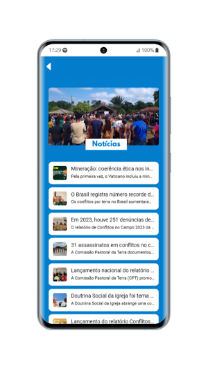 CEPAST-CNBB Screenshot 2