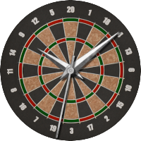 Dartboard Watch Face