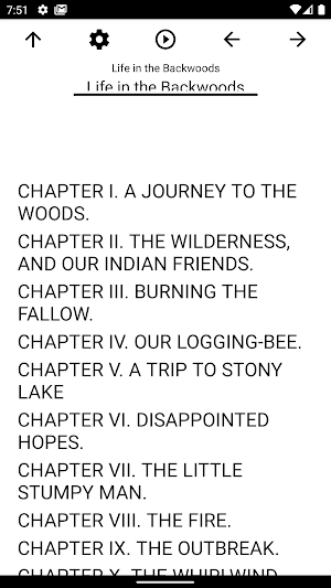 Book, Life in the Backwoods Screenshot 0
