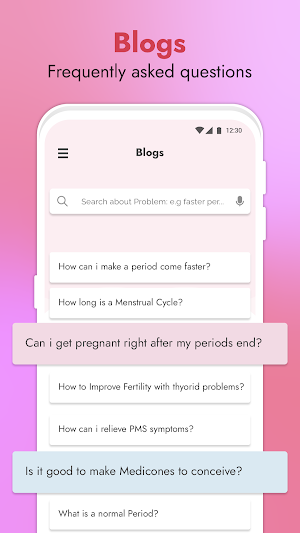 Ovulation and Period Tracker Screenshot 3