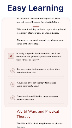 Physical Therapy Screenshot 1