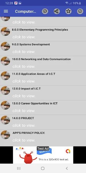 Computer studies: topicals Screenshot 0