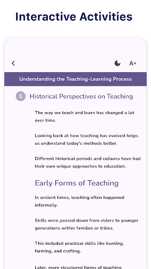 Teaching Strategies Screenshot 2