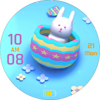 BFF2- Easter day Eggs & Rabbit