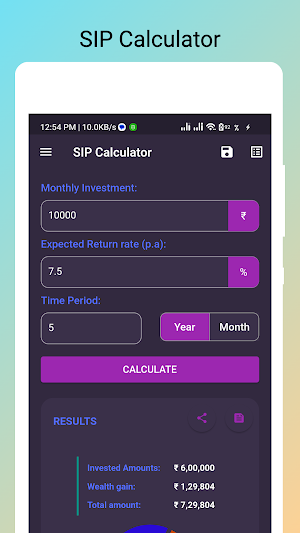 SIP Calculator Pro Screenshot 0