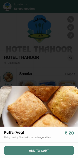 Hotel Thahoor Screenshot 2