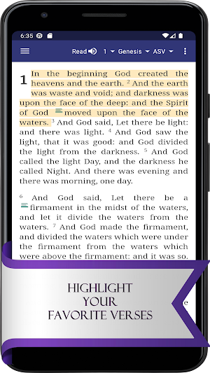 Holy Bible ASV Screenshot 1