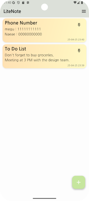 LiteNote - Widget, Export Screenshot 1