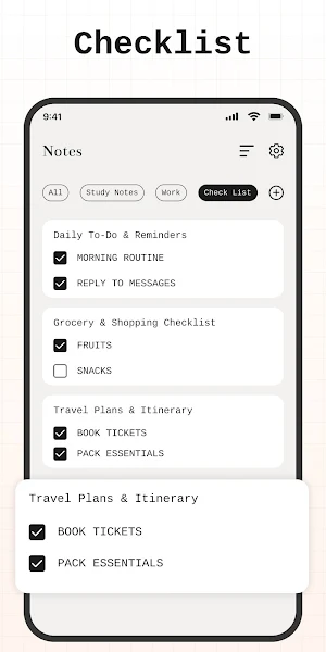 Notes - Notepad & Lists Screenshot 3