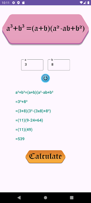 Algebra calculator Pro Screenshot 3