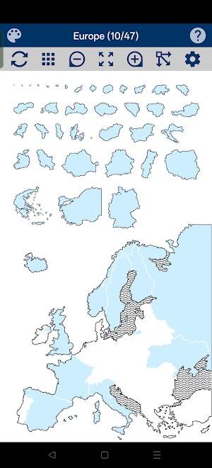Europe Map Puzzle Screenshot 2
