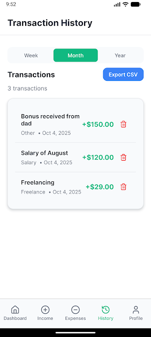 Expentry Screenshot 3