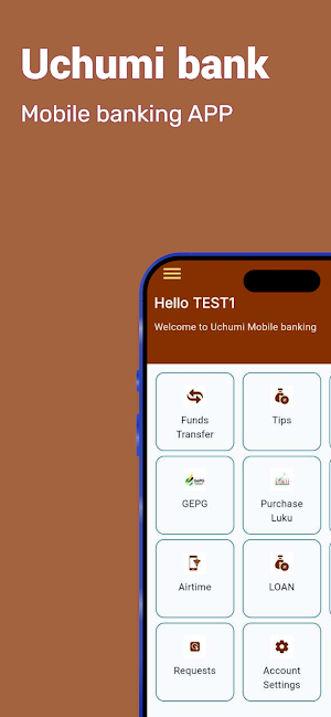 UCHUMI BANK APP Screenshot 1
