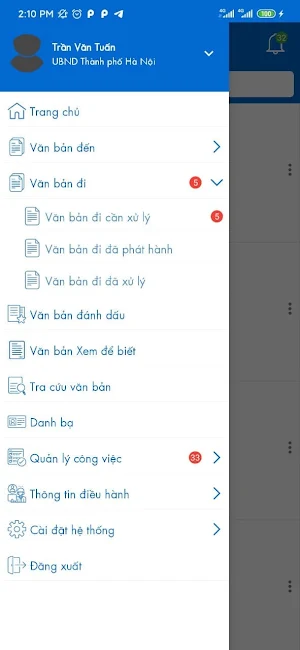 QLVB VNPT NDH Screenshot 1