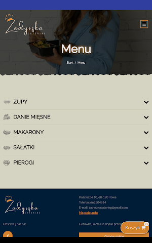 Zadyszka Catering Screenshot 2