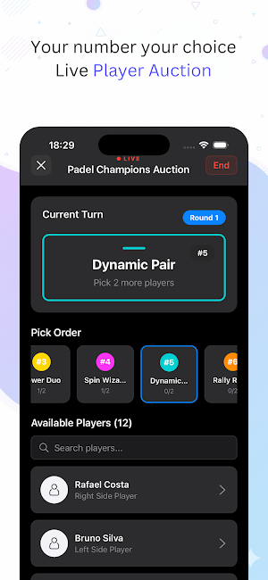 Auction Leauge Screenshot 3